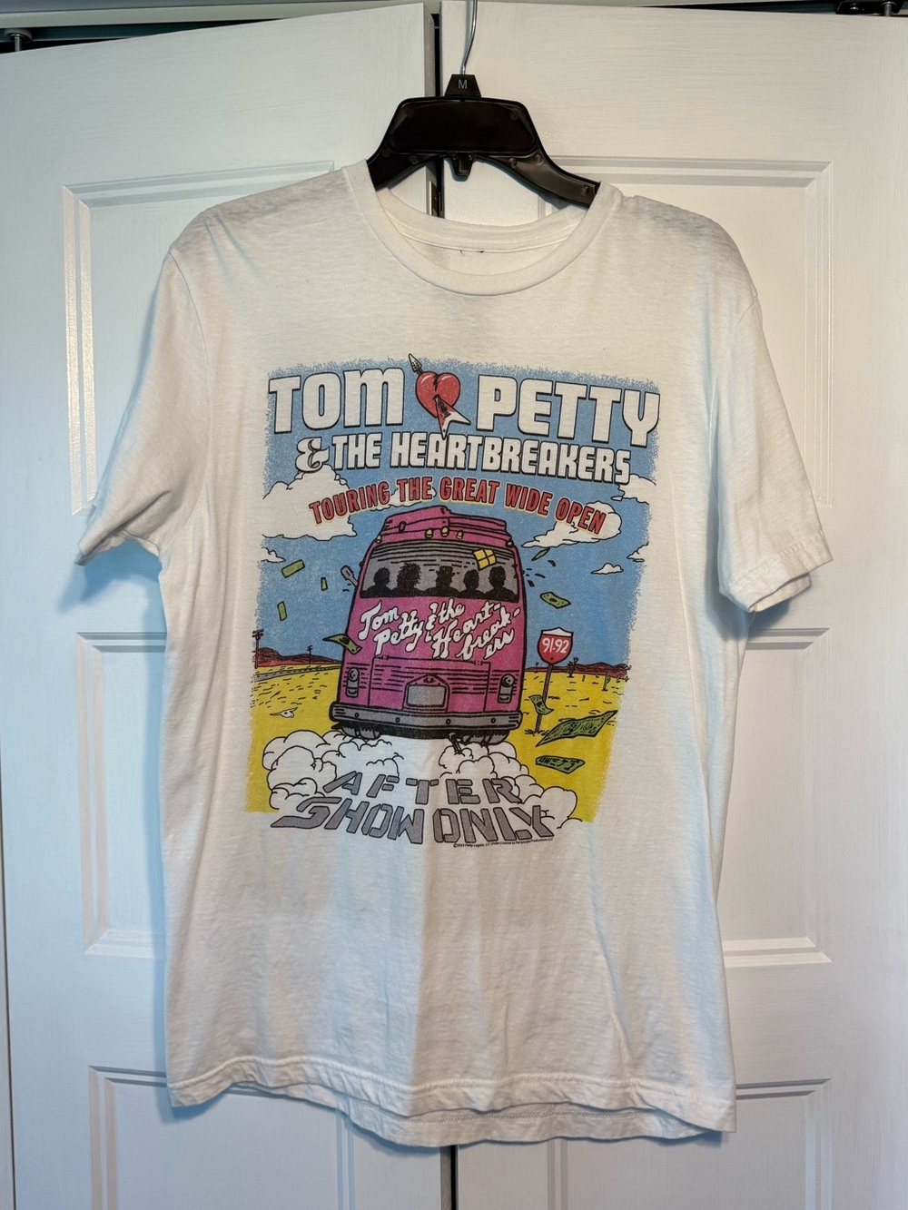 American Classics Tom Petty & The Heartbreakers White Graphic Tour Tee - Size M